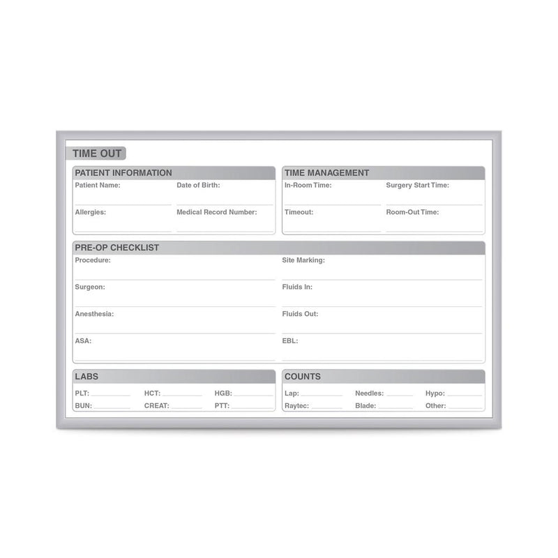 Ghent Time Out Whiteboard, 2’H x 3’W