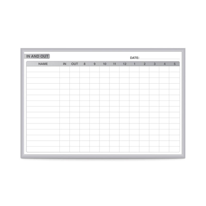 Ghent In/Out Magnetic Whiteboard, 4’H x 8’W