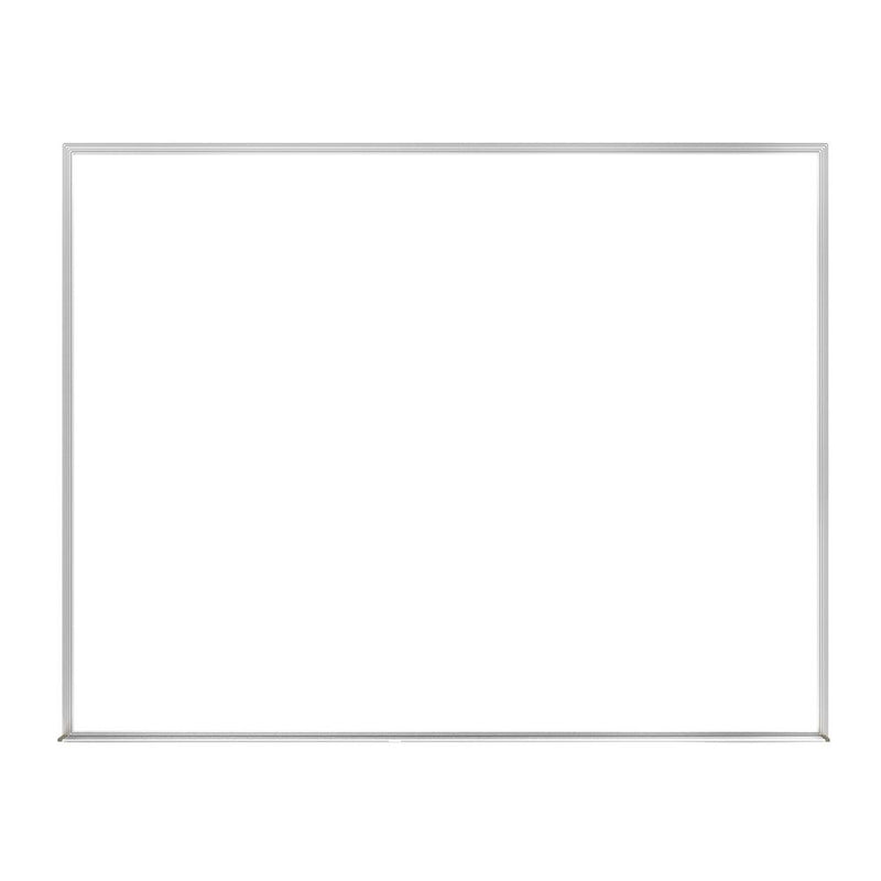 Ghent Non-Magnetic Whiteboard with Aluminum Frame, 3'H x 4'W