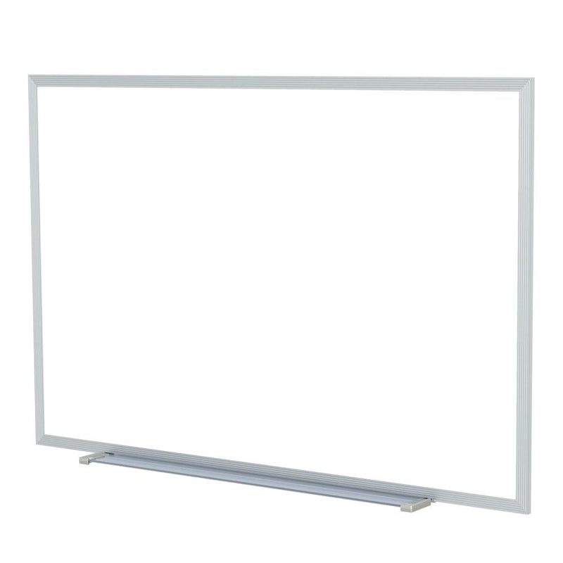 Ghent Magnetic Painted Steel Whiteboard with Aluminum Frame, 2'H x 3'W