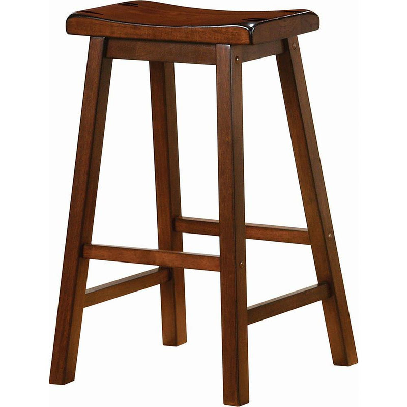 Durant Wooden Bar Stools Chestnut (Set of 2)