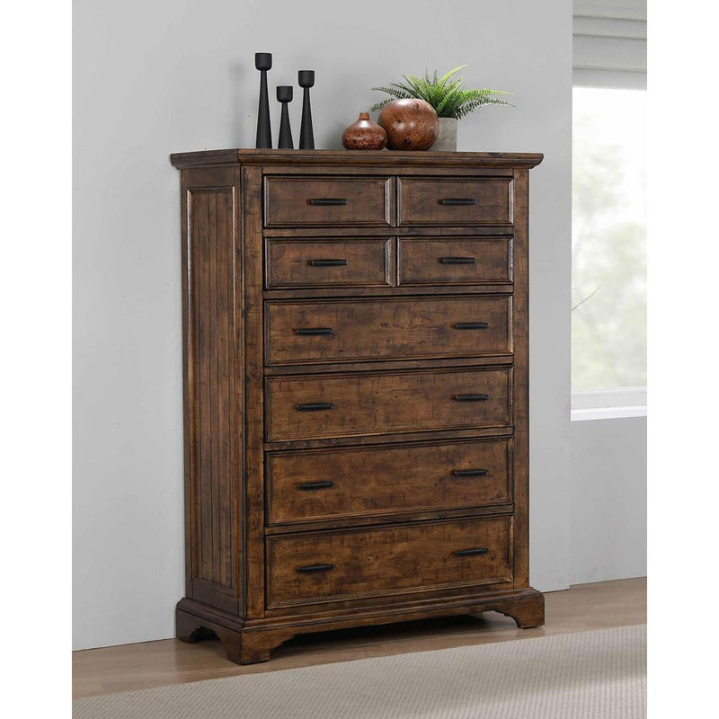 Elk Grove 7-drawer Chest Vintage Bourbon