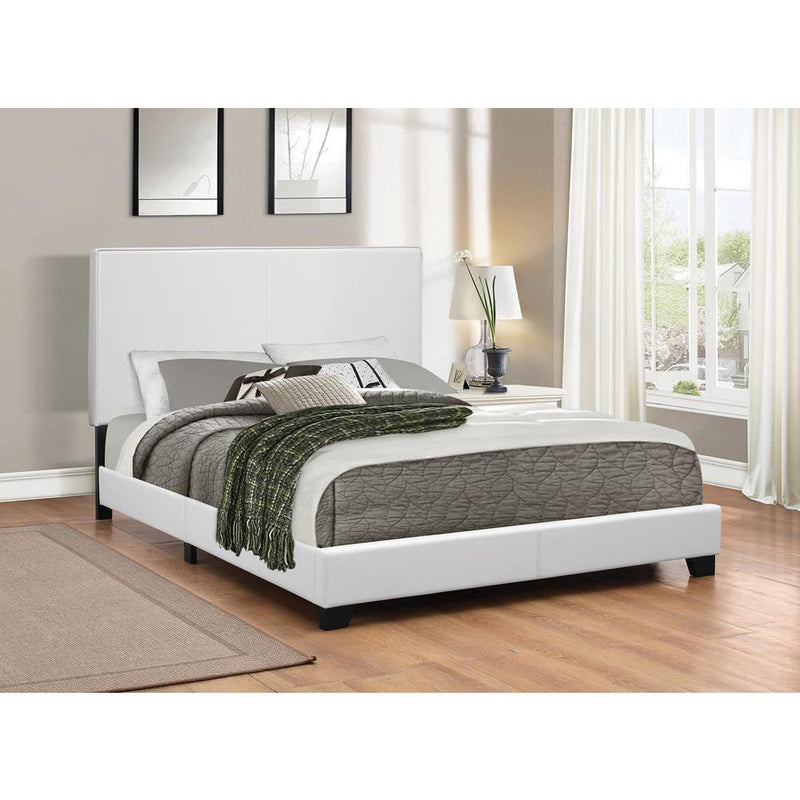 Mauve Twin Upholstered Bed White