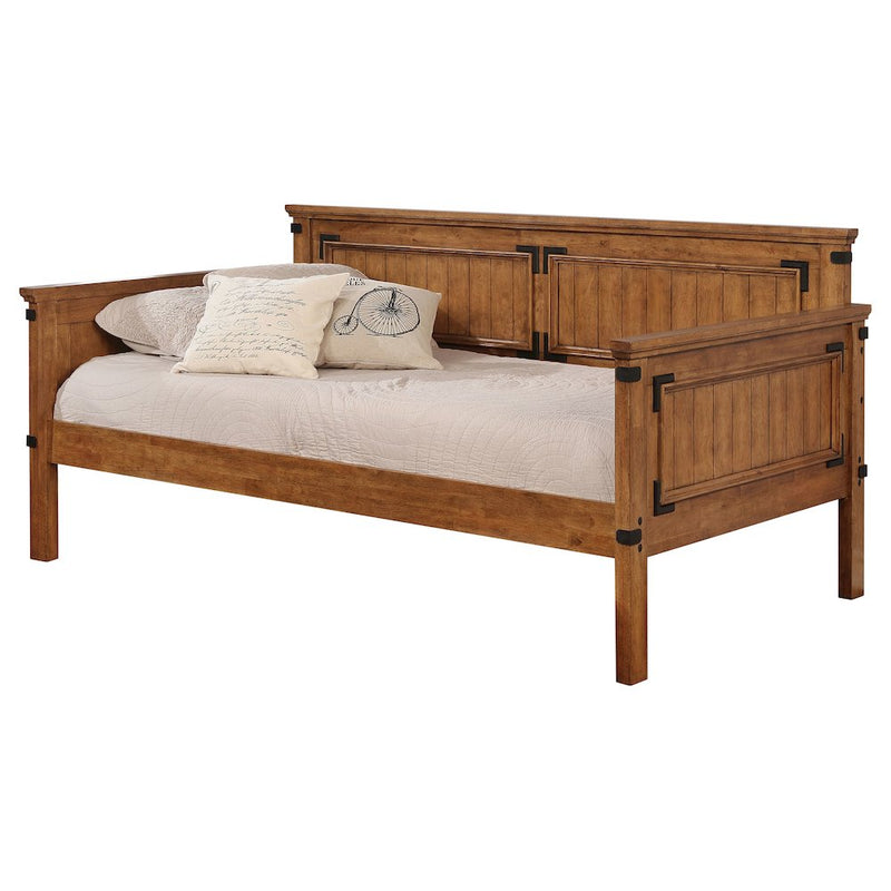 Oakdale Wood Twin Daybed Rustic Honey