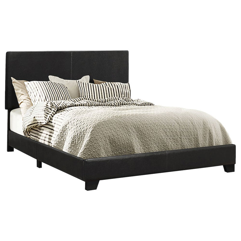 Dorian Upholstered Full Panel Bed Black