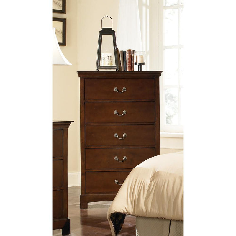 Tatiana 5-drawer Chest Warm Brown