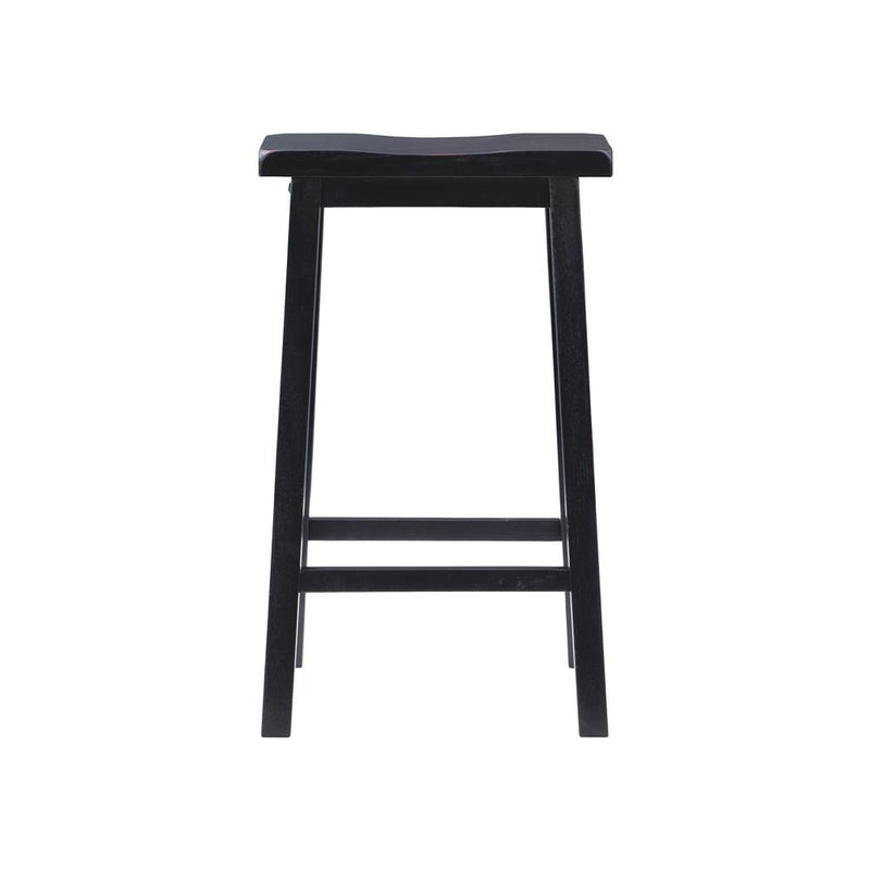 Antique Black with Sand Through Terra Cotta Bar Stool