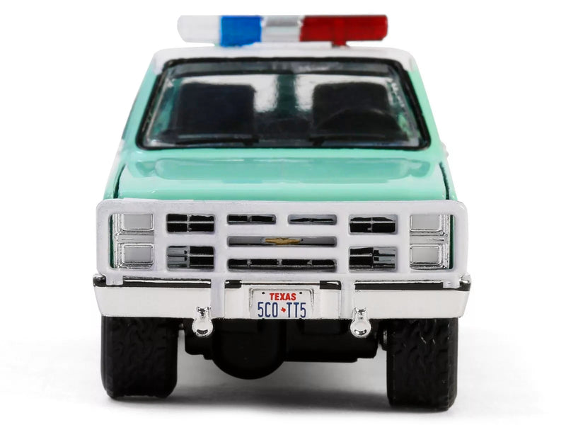 1990 Chevrolet Suburban K20 Scottsdale "United States Border Patrol" Light Green with White Top "Hobby Exclusive" Series 1/64 Diecast Model Car by Greenlight