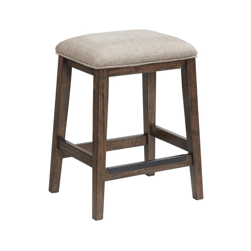 24" Backless Barstool in Brushed Mango (Set of 2)