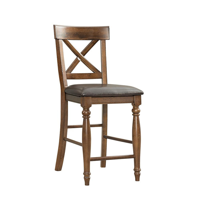 Kingston 24" X-Back Barstool w/PU (Set of 2)