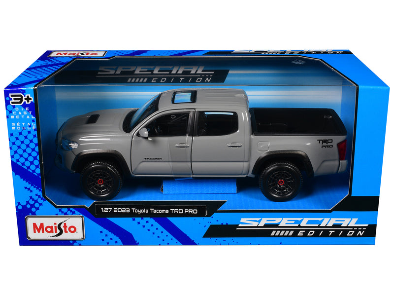 2023 Toyota Tacoma TRD PRO Pickup Truck Gray with Sunroof "Special Edition" Series 1/27 Diecast Model Car by Maisto