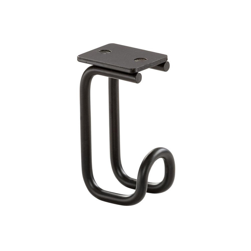 24-Pack Accessory Hooks Black