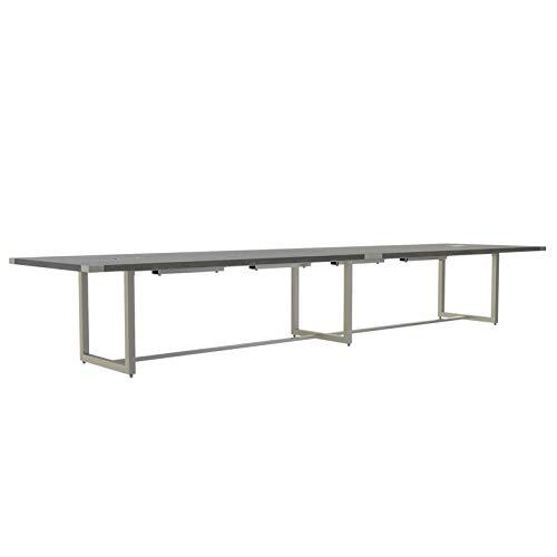 Mirella™ Conference Table, Sitting-Height, 16’ Stone Gray