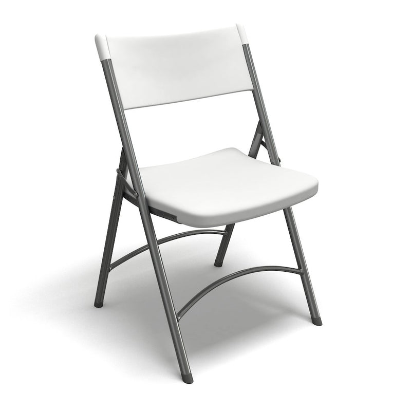 Heavy Duty Folding Chair, White