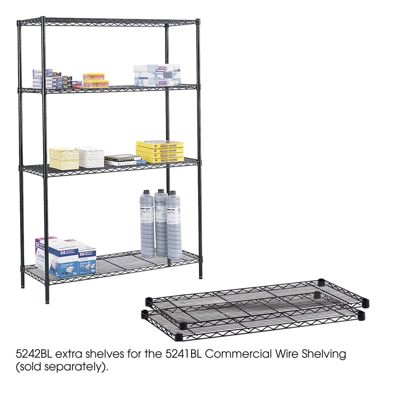 Commercial Extra Shelf Pack, 48 x 18" Black