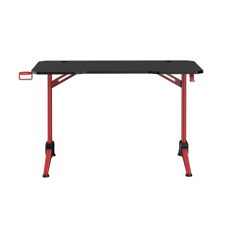 Ultimate Computer Gaming Desk, 47.2”W x 23.6”D x 29.5”H - Red