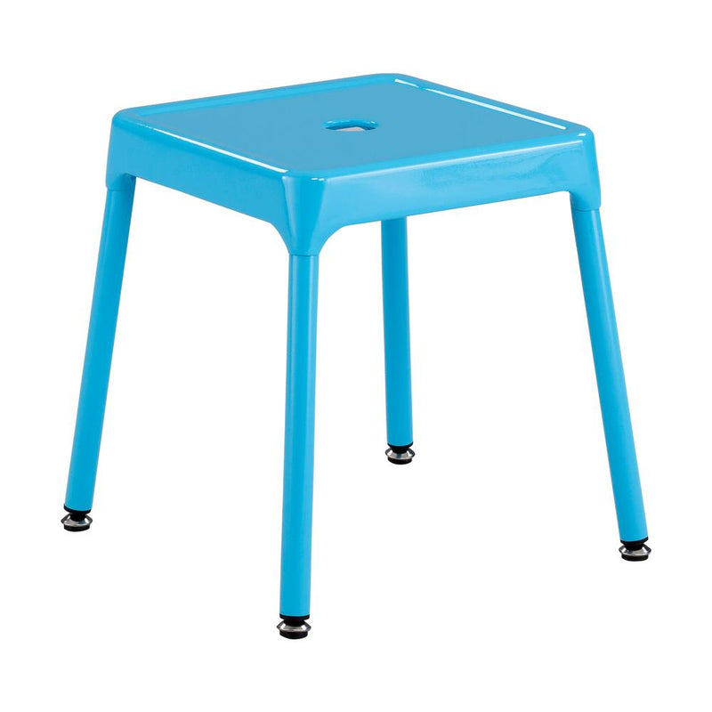 Safco® Steel Guest Stool, 15” - BabyBlue