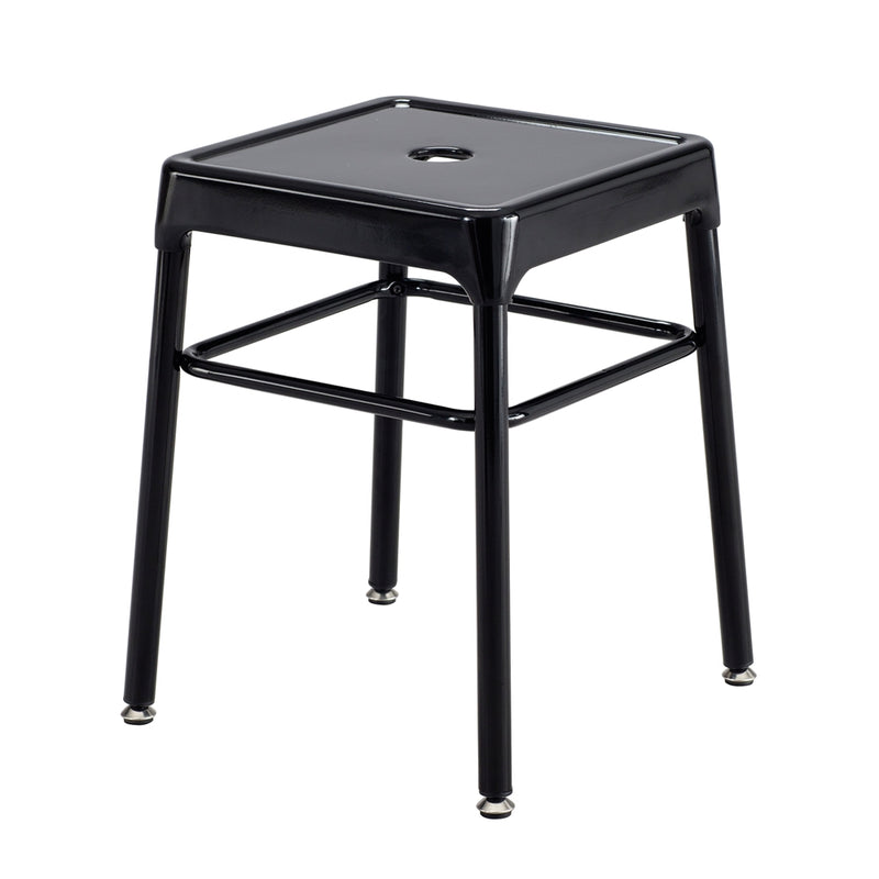 Safco® Steel Guest Stool Black