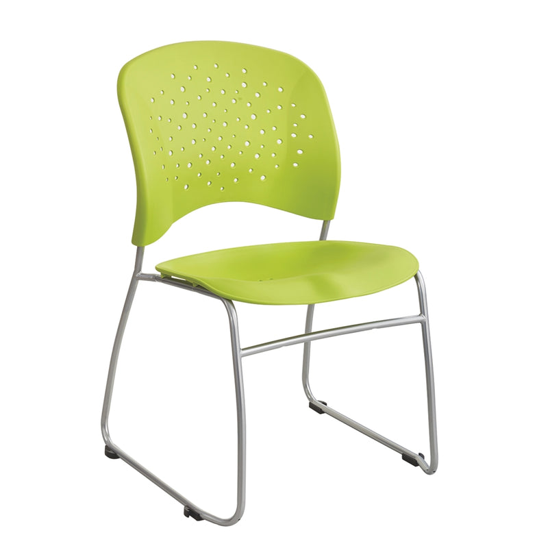 Reve™ Guest Chair Sled Base Round Back (Qty. 2) Green