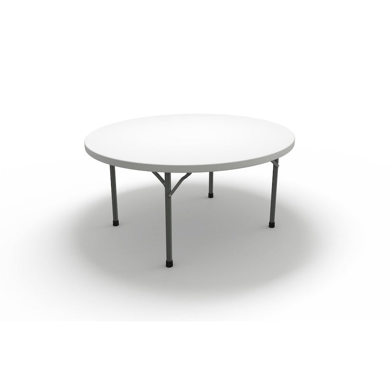 72  Round Table, White