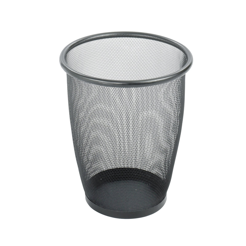 Onyx™ Mesh Round Wastebasket (Qty. 3) Black