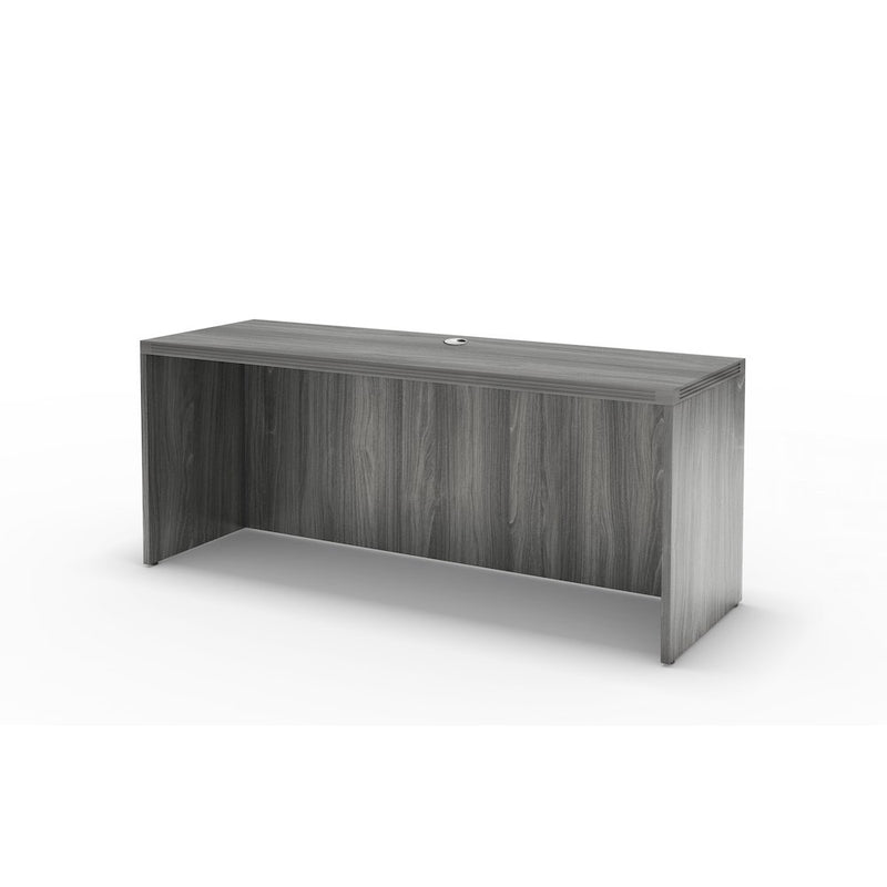 72  Credenza, Gray Steel