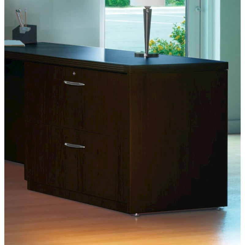 36  Credenza Lateral File, Mocha