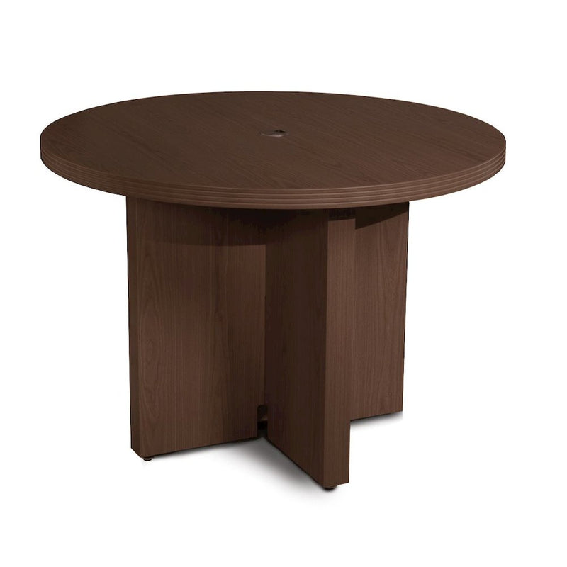 42  Round Conference Table, Mocha