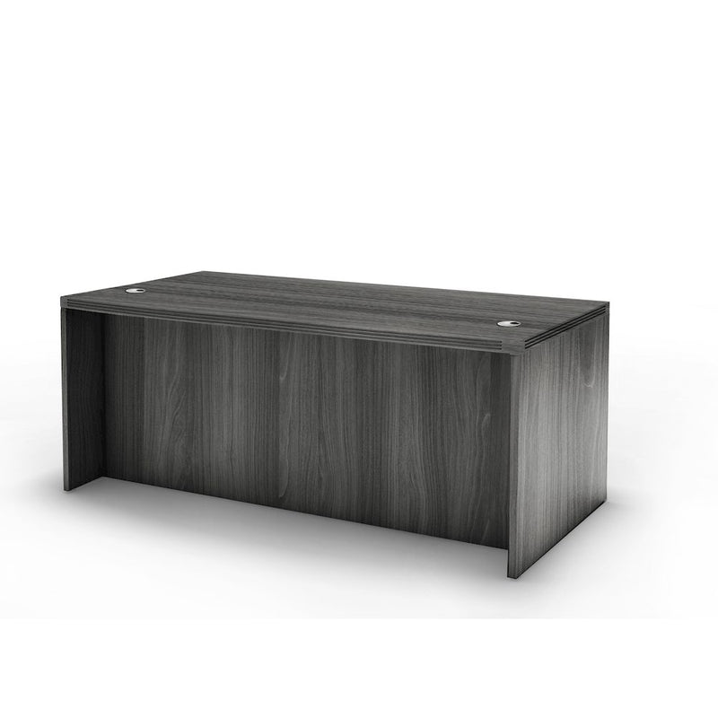 72  Rectangular Conference Desk, Gray Steel