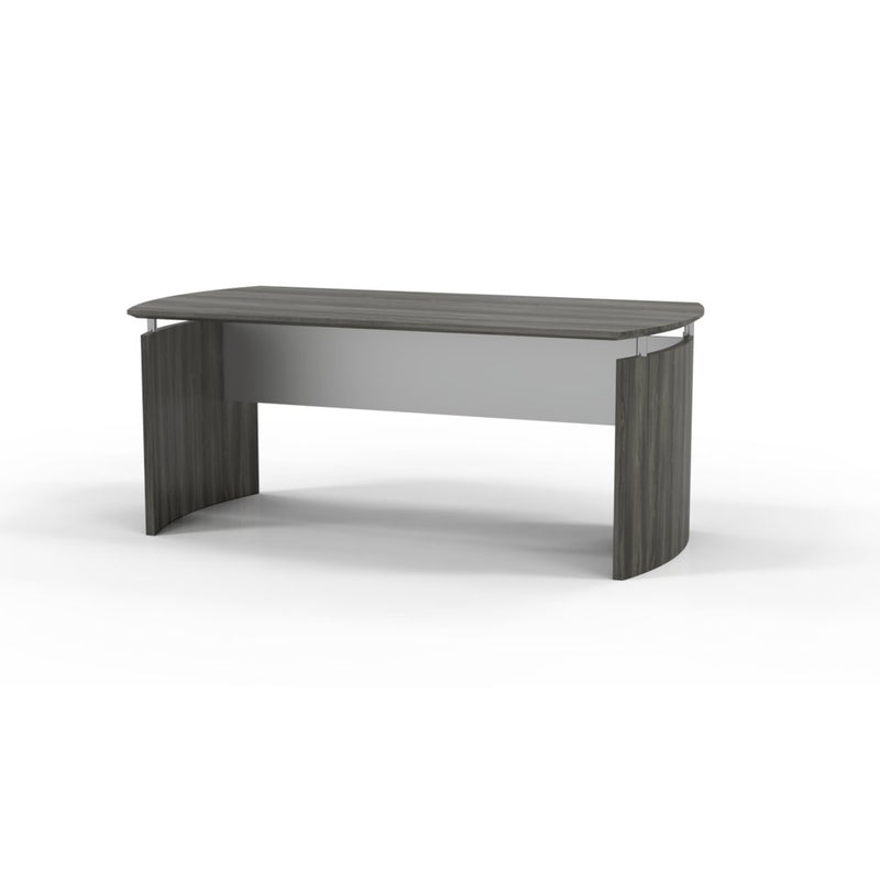 72 W Desk, Gray Steel