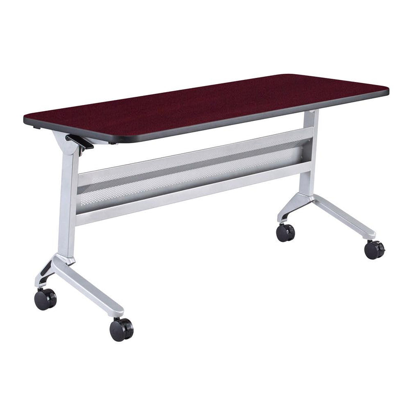 Flip-N-Go® 24 x 60" Rectangular Training Table RegalMahogany