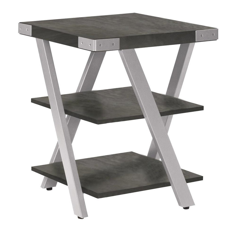 Mirella™ End Table - StoneGray