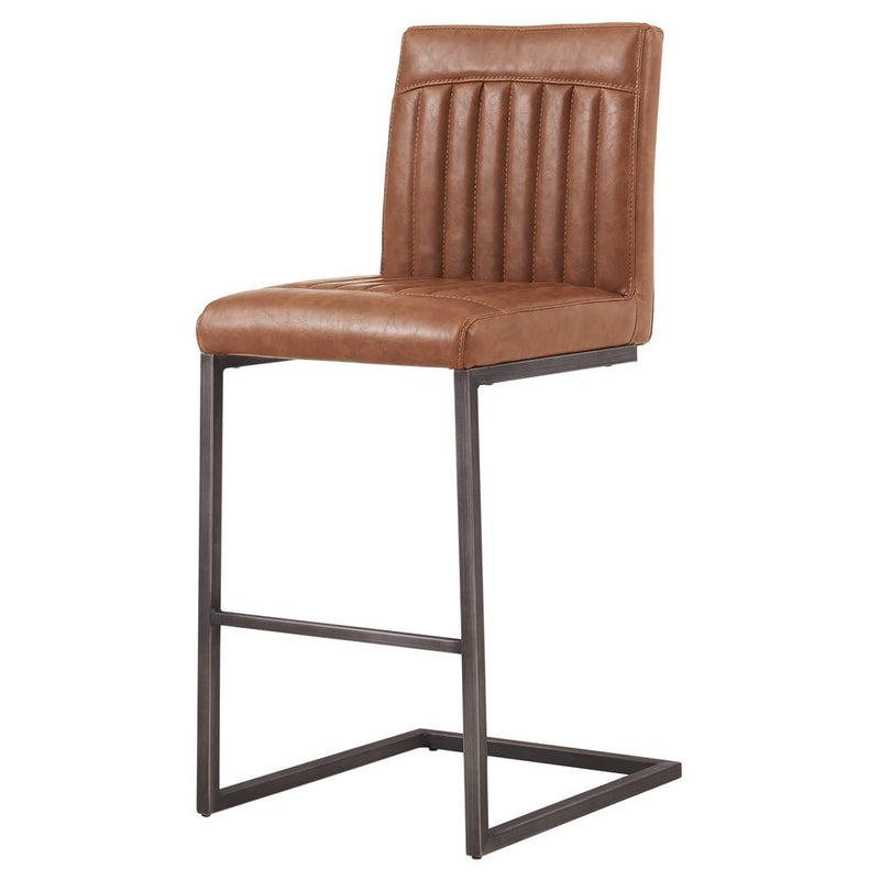 Ronan PU Leather Counter Stool, (Set of 2)