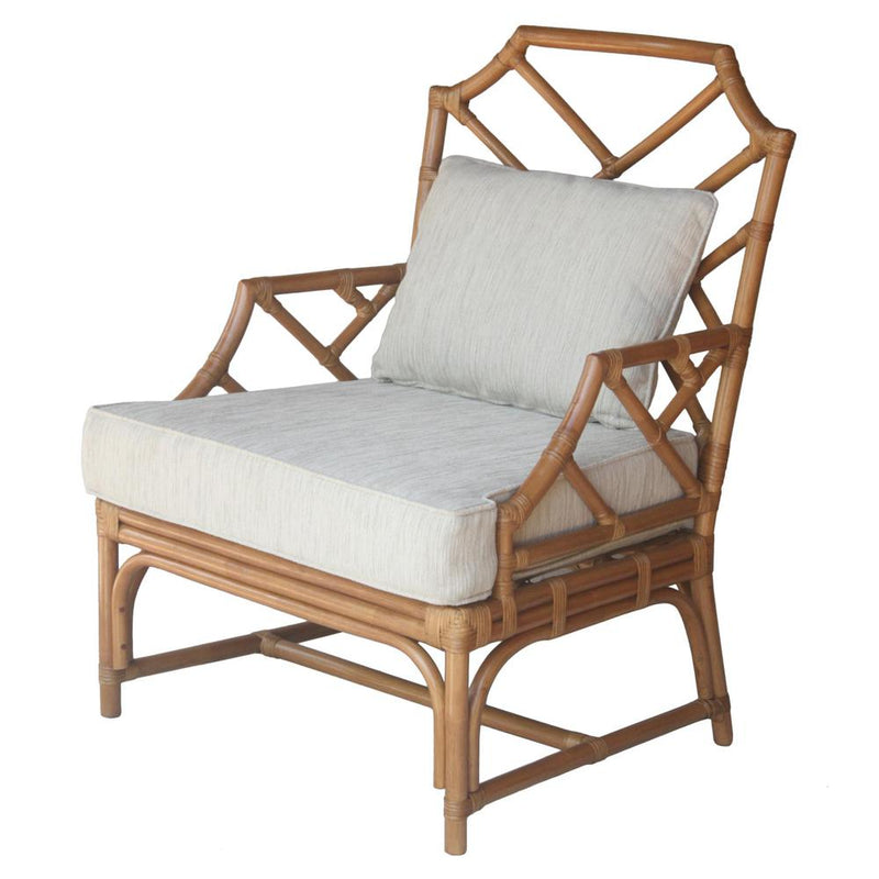 Kara Rattan Accent Arm Chair