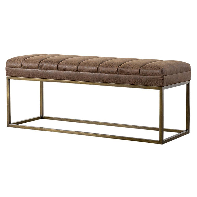 Darius PU Leather Bench