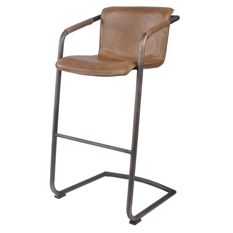 Indy PU Leather Bar Stool, (Set of 2)