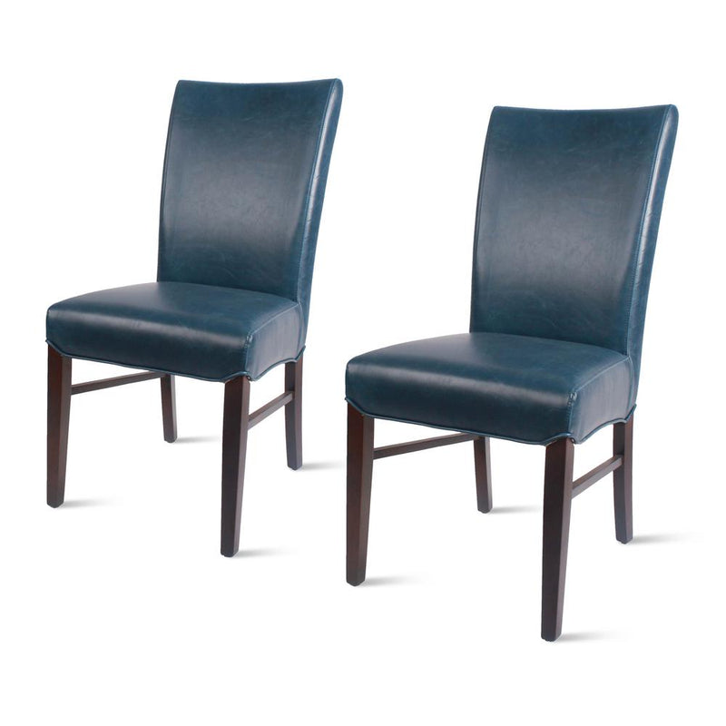 Milton Bonded Leather Chair, (Set of 2)