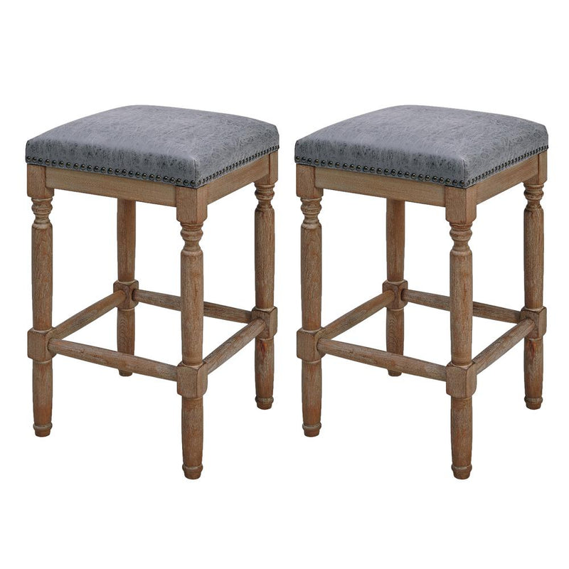 Ernie PU Counter Stool, (Set of 2)