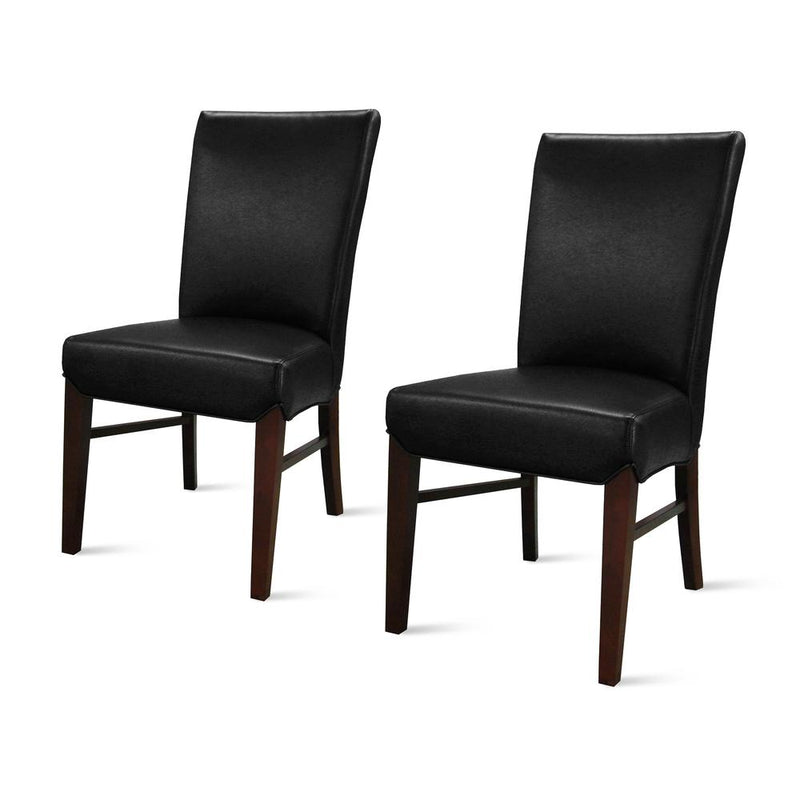 Milton Bonded Leather Dining Chair, (Set of 2)