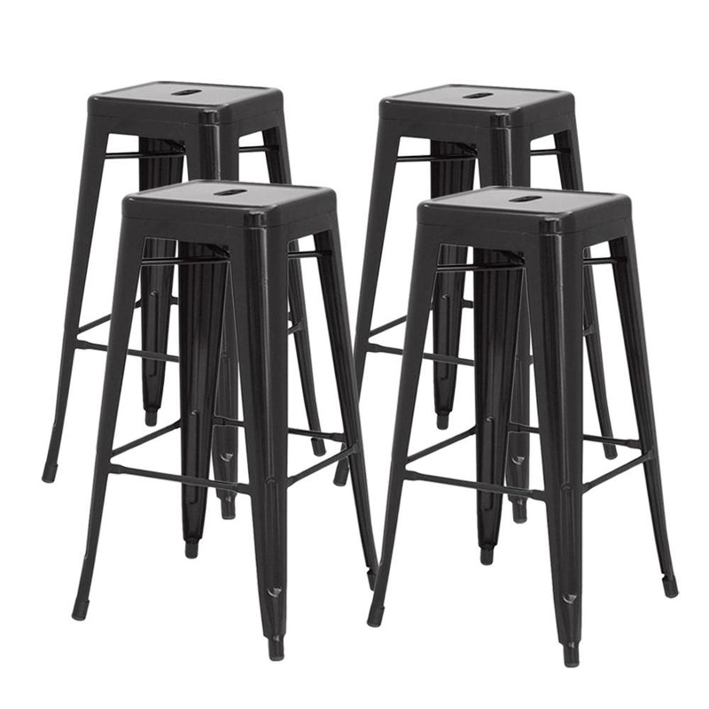 Metropolis Metal Backless Counter Stool, (Set of 4)