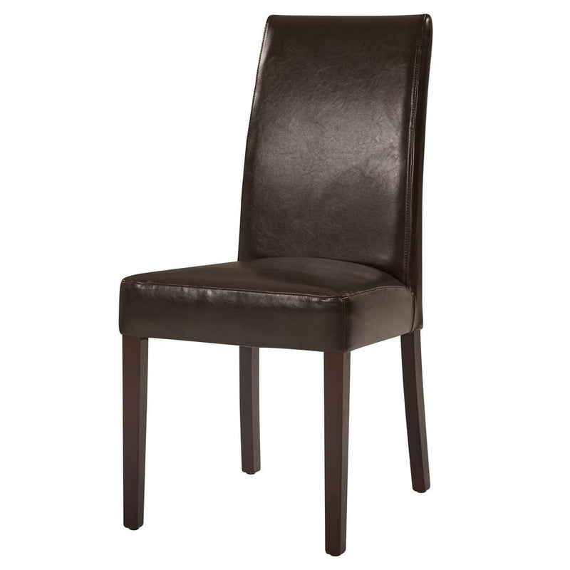 Hartford Bicast Leather Dining Chair, (Set of 2)