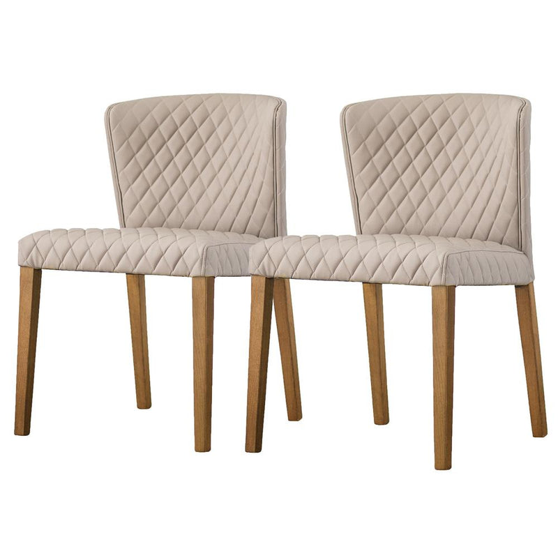 Albie PU Dining Side Chair, (Set of 2)