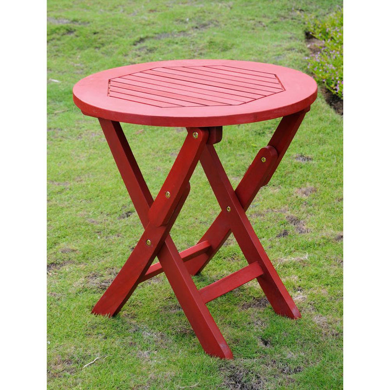 Acacia Round Folding Table