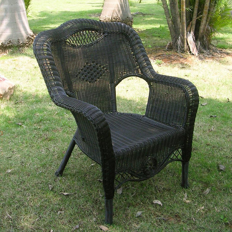 Riviera Resin Wicker/Aluminum Outdoor Dining Chair