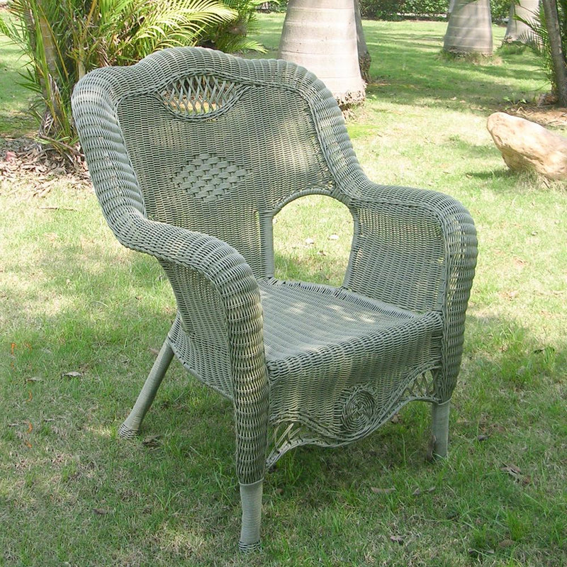 Riviera Resin Wicker/Aluminum Outdoor Dining Chair