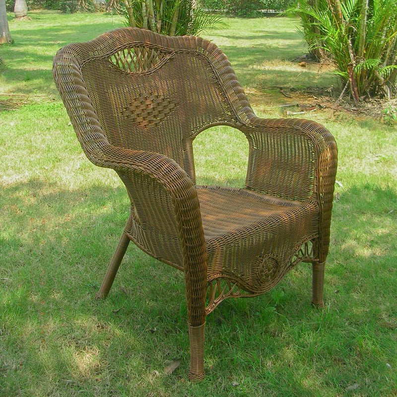 Riviera Resin Wicker/Aluminum Outdoor Dining Chair