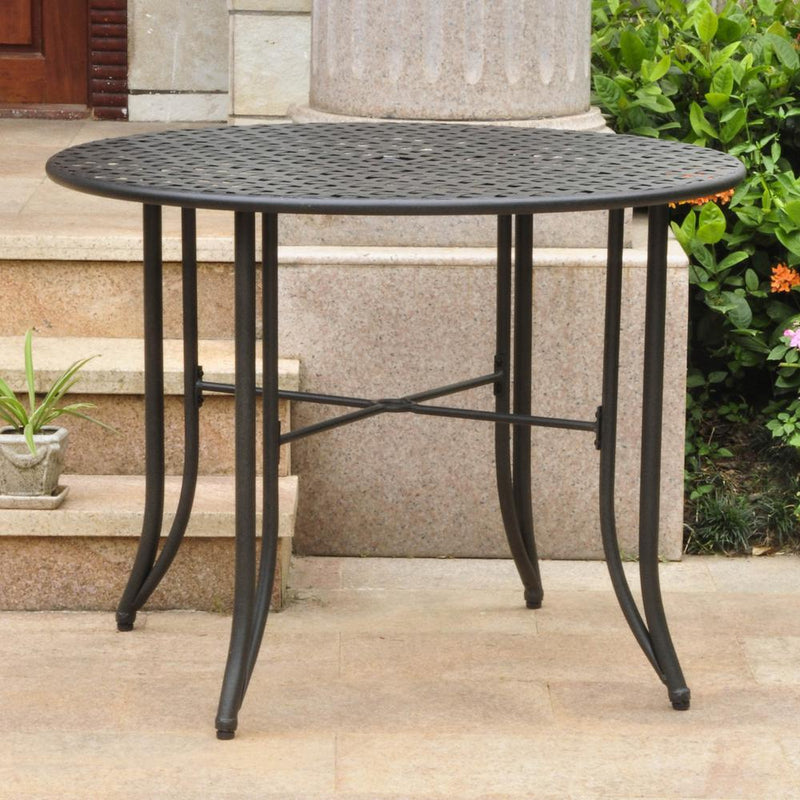 Mandalay Iron Outdoor 39" Dining Table