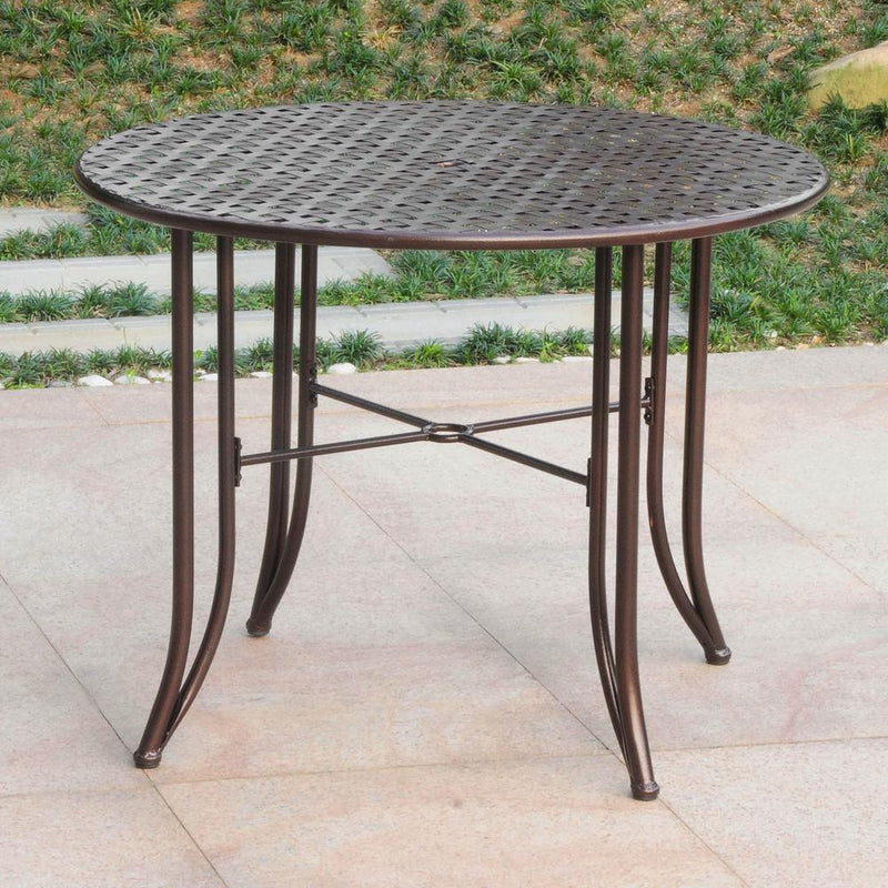 Mandalay Iron Outdoor 39" Dining Table