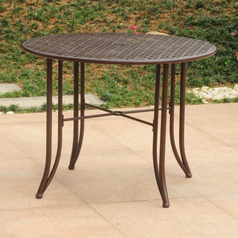 Mandalay Iron Outdoor 39" Dining Table