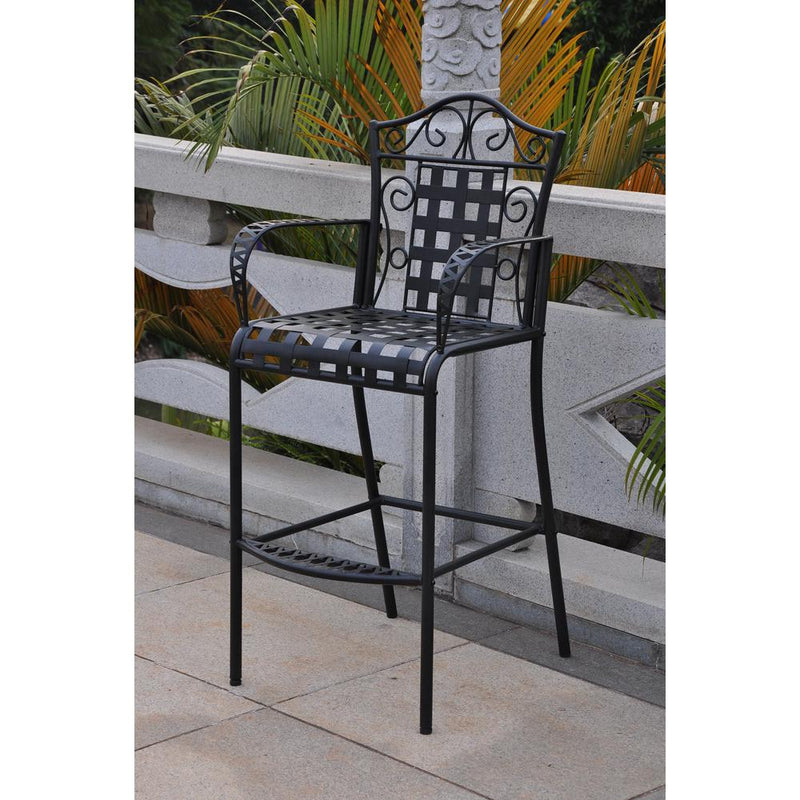 Set of 2 Mandalay Iron Bar Height Chair